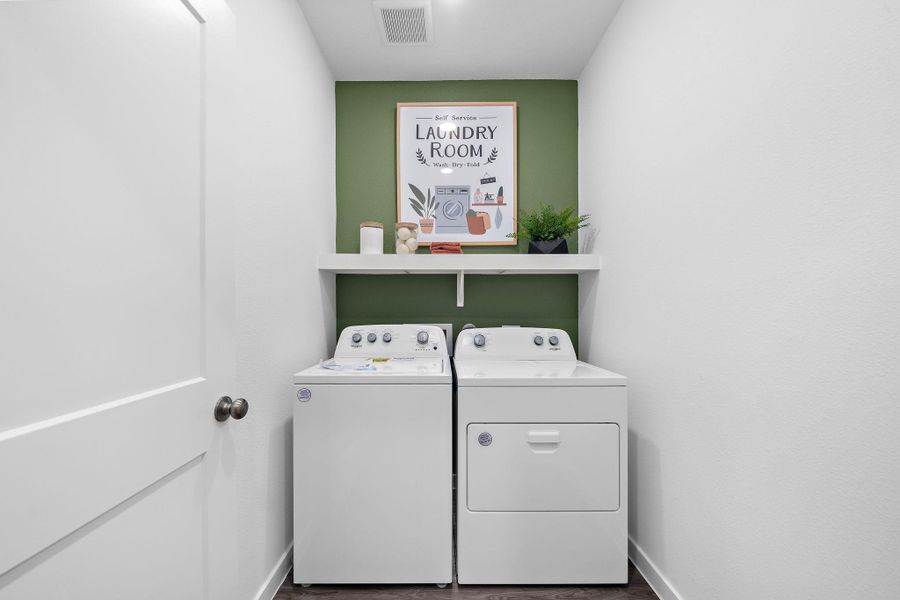 Furnished interior view inside a new home in Heights at San Gabriel, Georgetown (Image 7). Furnished interior view inside a new home in Heights at San Gabriel, Georgetown (Image 7).