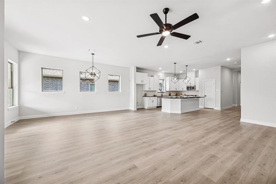 Furnished interior view inside a new home in Monterra - Gardens, Fate (Image 11). Furnished interior view inside a new home in Monterra - Gardens, Fate (Image 11).