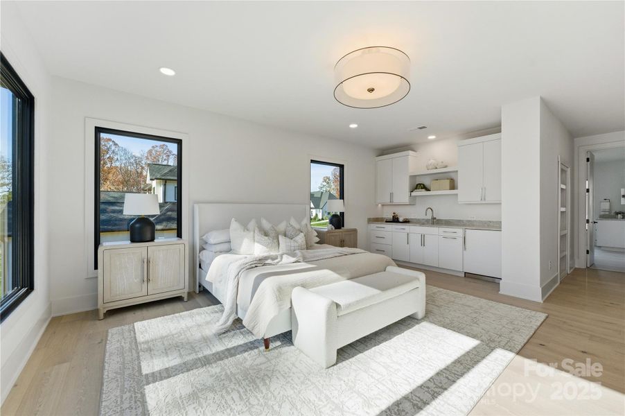 Furnished interior view inside a new home in , Matthews (Image 19).