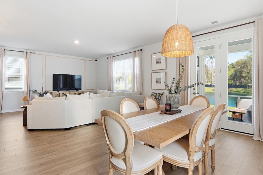 Furnished interior view inside a new home in Founders Corner, Lincolnville (Image 13).
