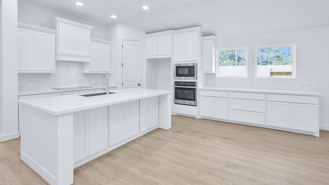 Furnished interior view inside a new home in Woodhavyn, Magnolia (Image 9).