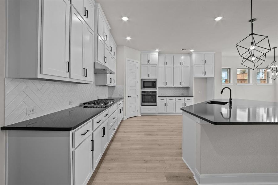 Furnished interior view inside a new home in Walsh Classic, Aledo (Image 14). Furnished interior view inside a new home in Walsh Classic, Aledo (Image 14).