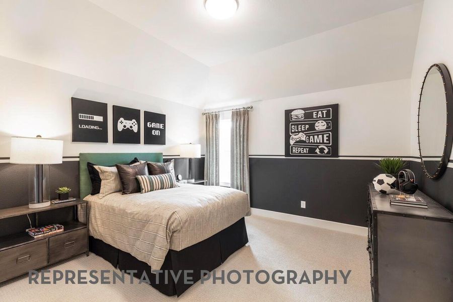 Furnished interior view inside a new home in Cross Creek West, Fulshear (Image 12).