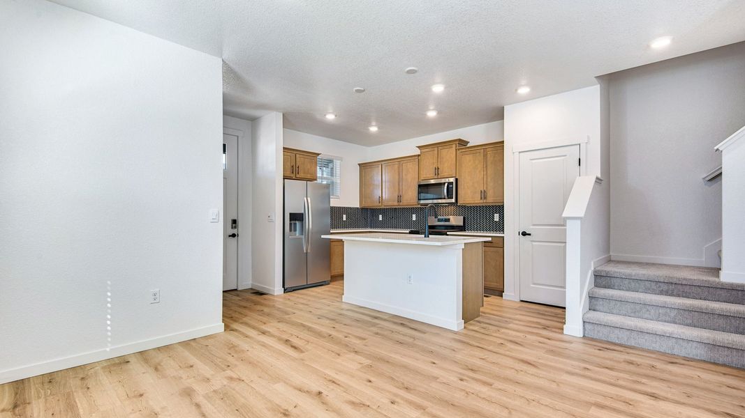 Furnished interior view inside a new home in Horizon Uptown, Aurora (Image 11).