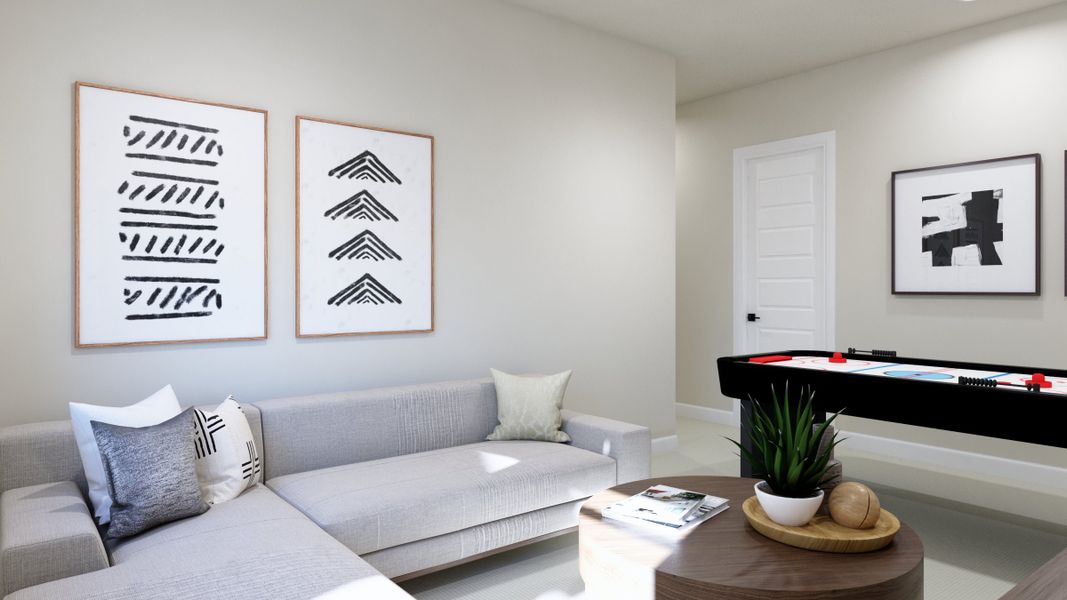 Representative furnished interior of a home built from the The Isleworth by Trumark Homes in RainDance, Windsor (Image 16).