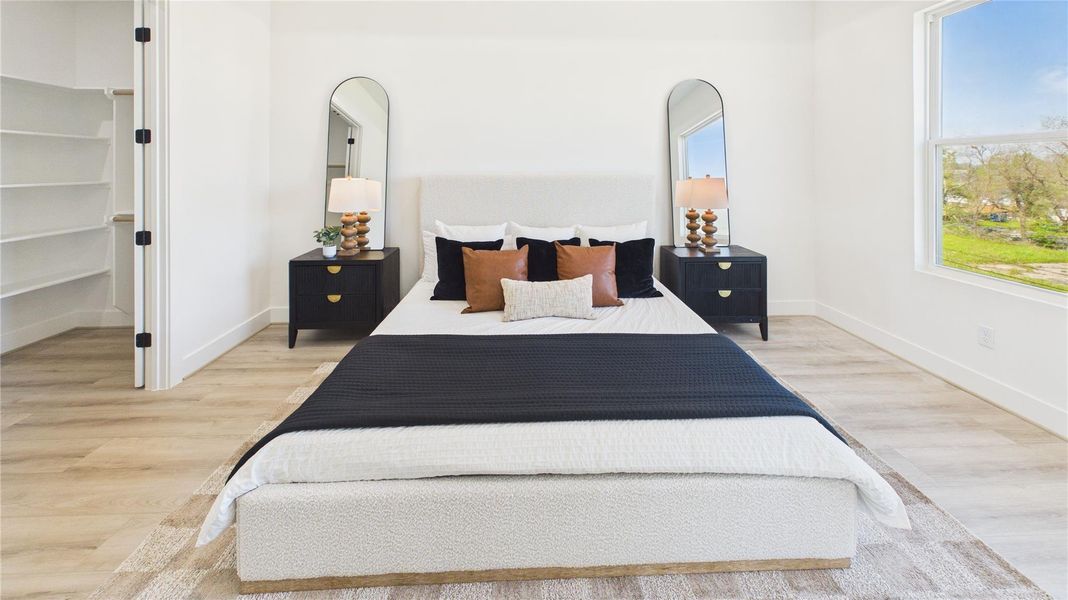 Furnished interior view inside a new home in , Houston (Image 39).