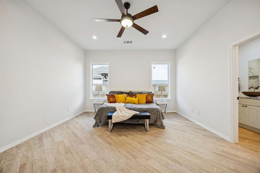 Furnished interior view inside a new home in , Ennis (Image 10).