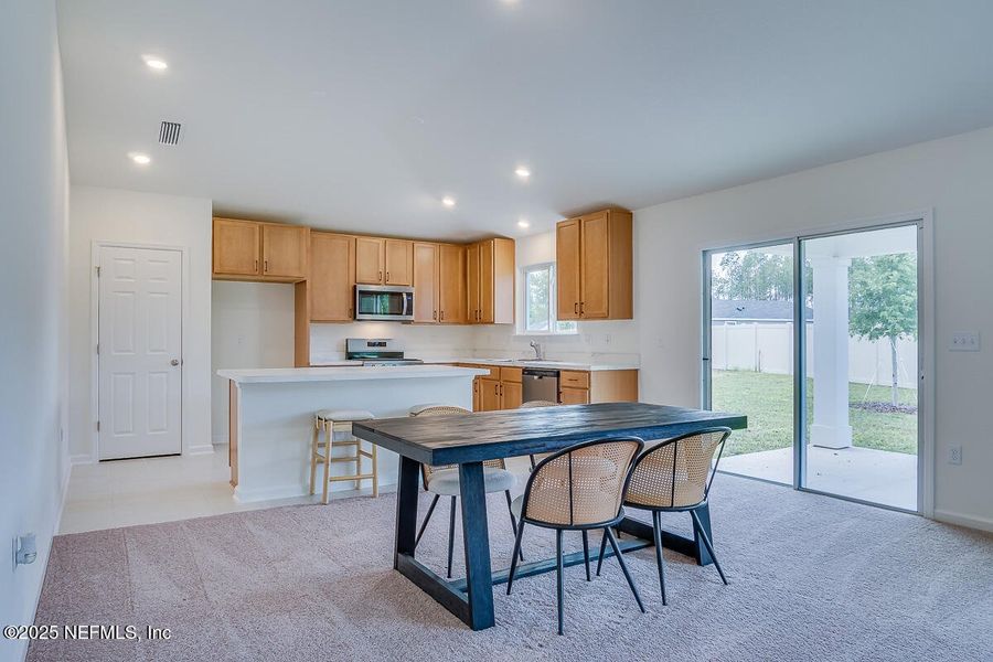 Furnished interior view inside a new home in , Green Cove Springs (Image 5). Furnished interior view inside a new home in , Green Cove Springs (Image 5).