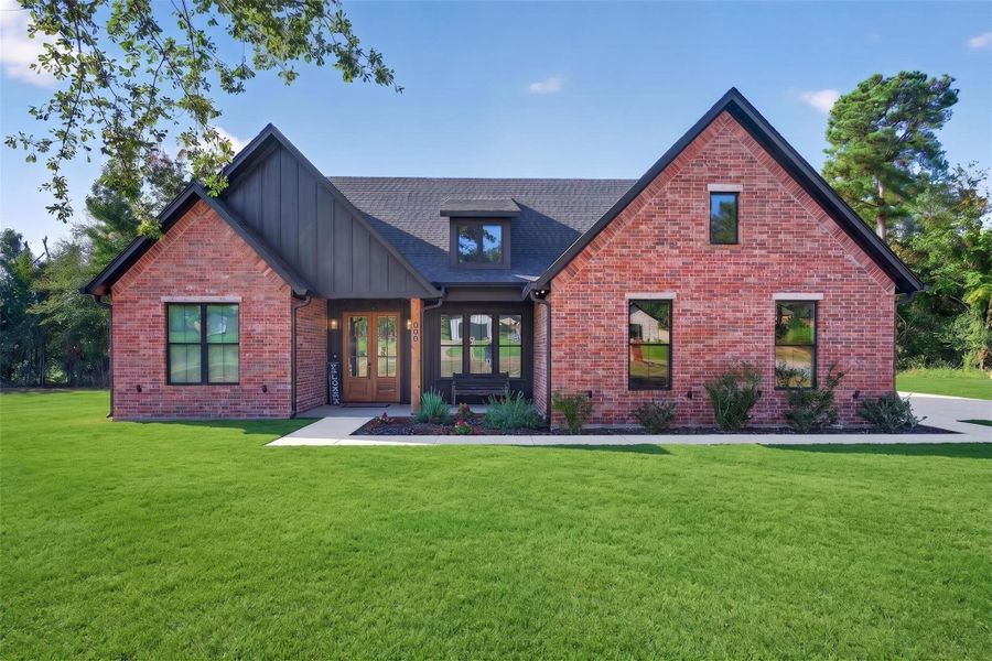 Front exterior of a new home in , Kilgore, TX, highlighting curb appeal (Image 27).