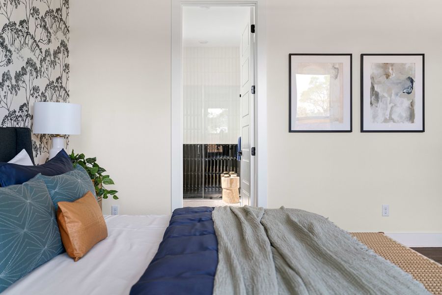Furnished interior view inside a new home in Heritage, Dripping Springs (Image 35). Furnished interior view inside a new home in Heritage, Dripping Springs (Image 35).