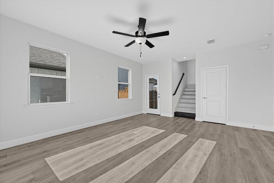 Spacious, unfurnished interior of a new home in North Sky Celina, Celina (Image 13). Spacious, unfurnished interior of a new home in North Sky Celina, Celina (Image 13).
