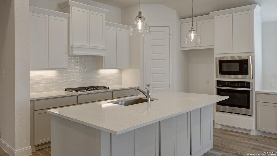 Furnished interior view inside a new home in Kallison Ranch 50', San Antonio (Image 7).