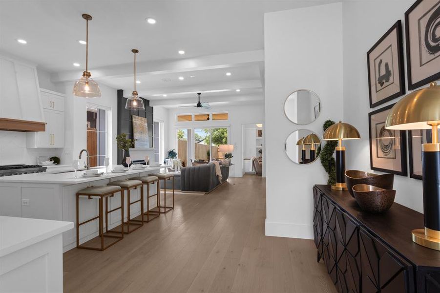 Open floor plan perfect for entertaining Open floor plan perfect for entertaining