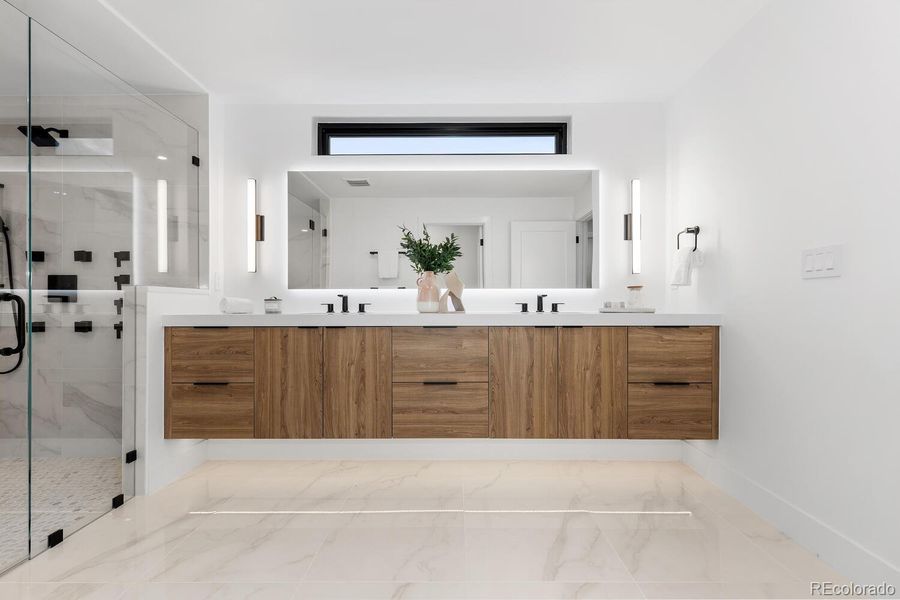 Furnished interior view inside a new home in , Denver (Image 23). Furnished interior view inside a new home in , Denver (Image 23).