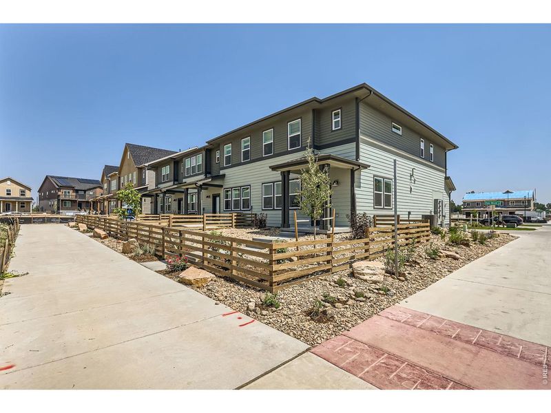Front exterior of a new home in , Fort Collins, CO, highlighting curb appeal (Image 23).