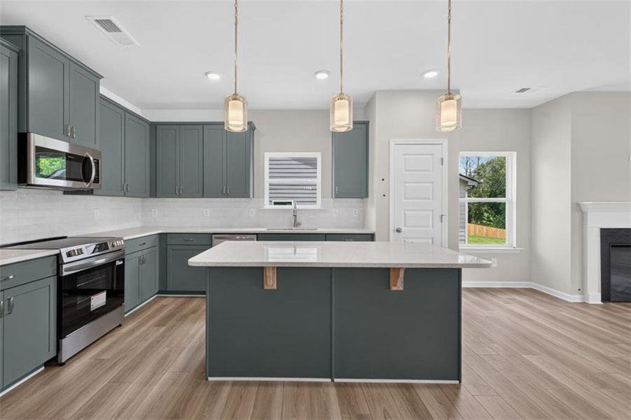 Furnished interior view inside a new home in Summerfield Place, Carrollton (Image 11).