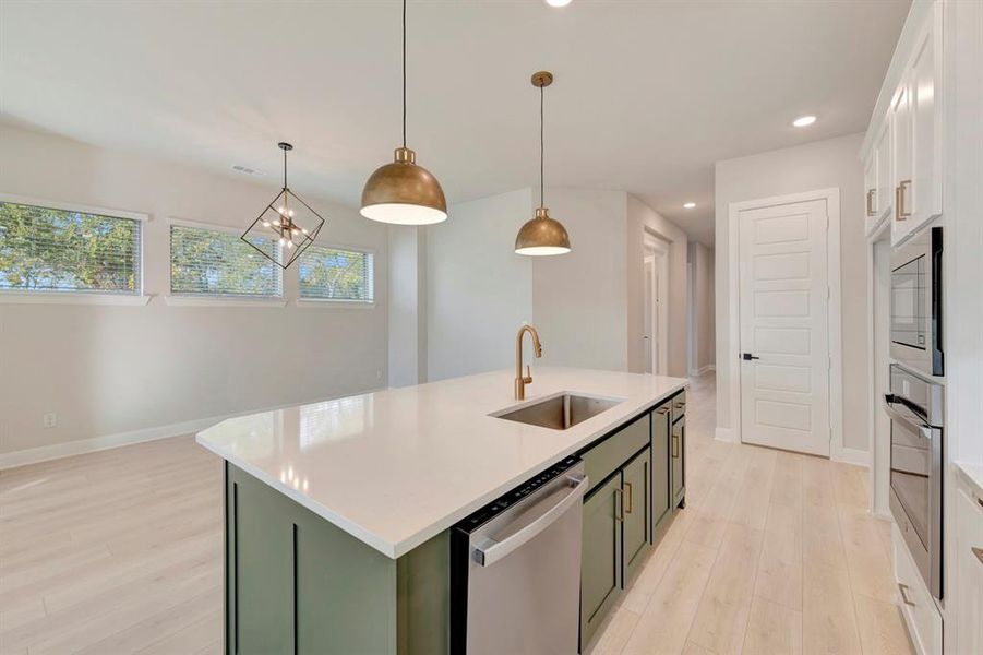 Furnished interior view inside a new home in Mantua Point Classics, Van Alstyne (Image 14). Furnished interior view inside a new home in Mantua Point Classics, Van Alstyne (Image 14).