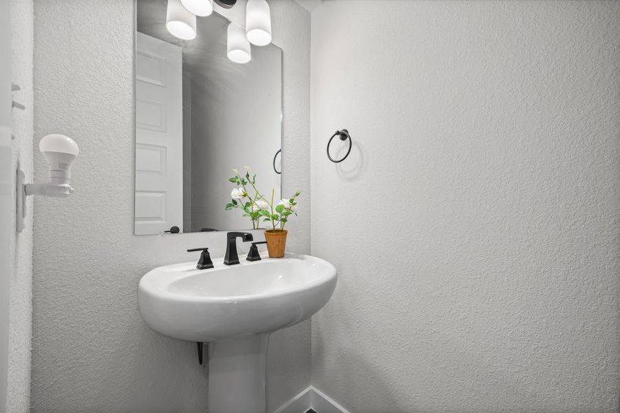 Guest half bathroom