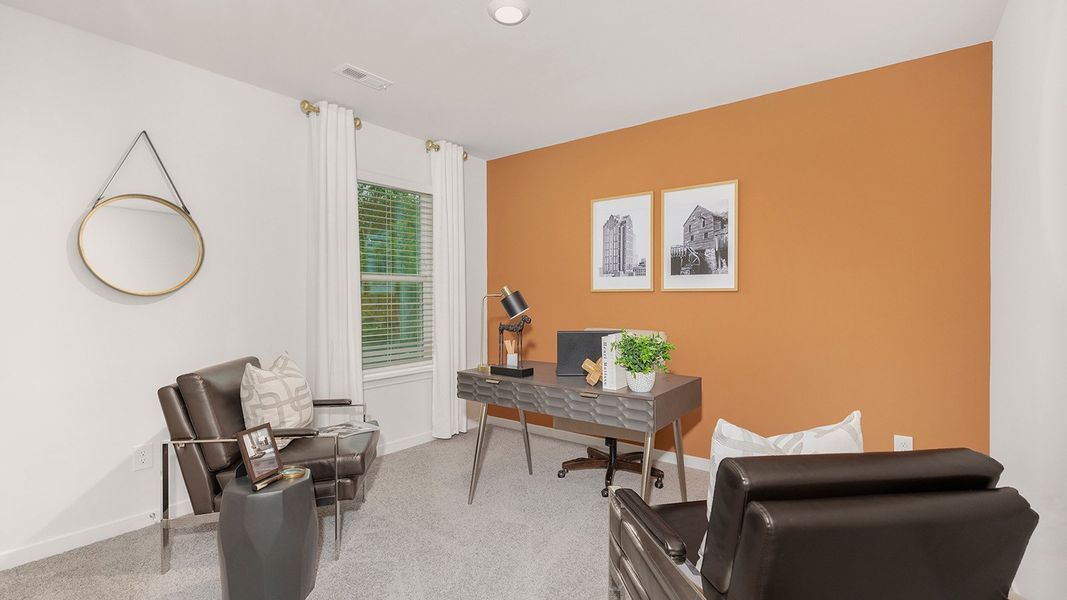 Furnished interior view inside a new home in Woodhaven at Chester, Chester (Image 26).