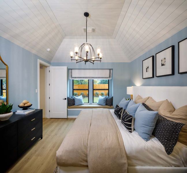 Representative Primary Bedroom - some options shown