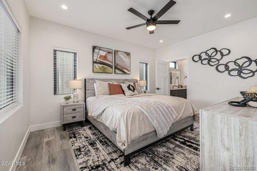 Furnished interior view inside a new home in , Granby (Image 34).