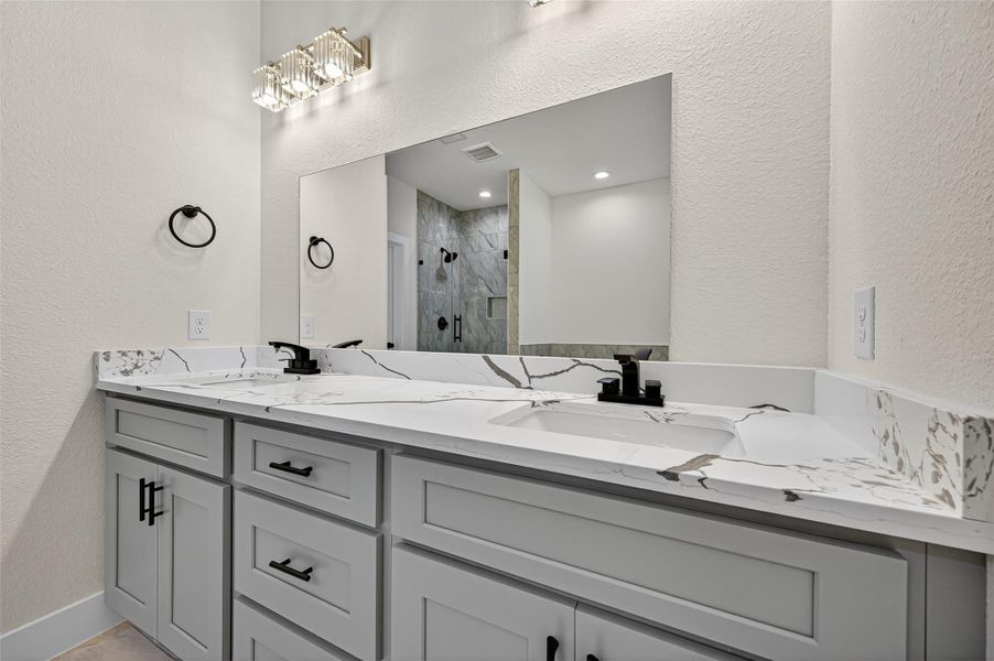 Furnished interior view inside a new home in , Cleveland (Image 10).