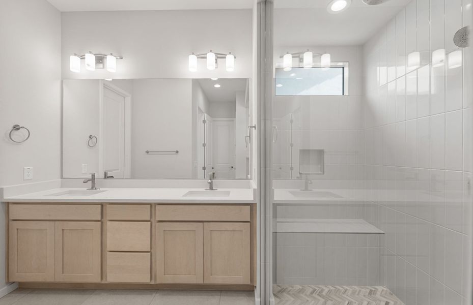 Furnished interior view inside a new home in Regent Hills - Meadow Series, Buckeye (Image 13).