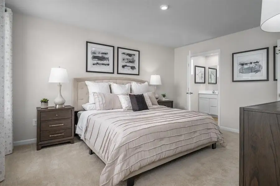 Representative furnished interior of a home built from the Tupelo by Ryan Homes in Williams Run, Bailey (Image 12).