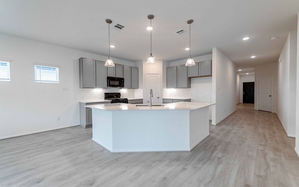 Furnished interior view inside a new home in Paramount, Kyle (Image 4).