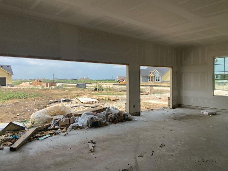 In-progress construction of a new home in Clear Sky Addition, Valley View, TX (Image 19).
