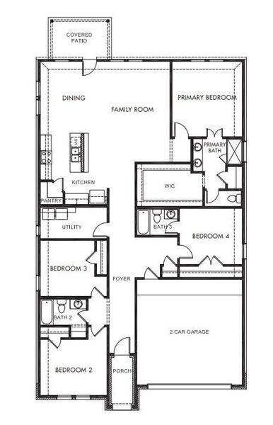 Photo is not of the actual home, but is an inspirational photo of builder’s model home and may depict options, furnishings, and/or decorator features that are not included.