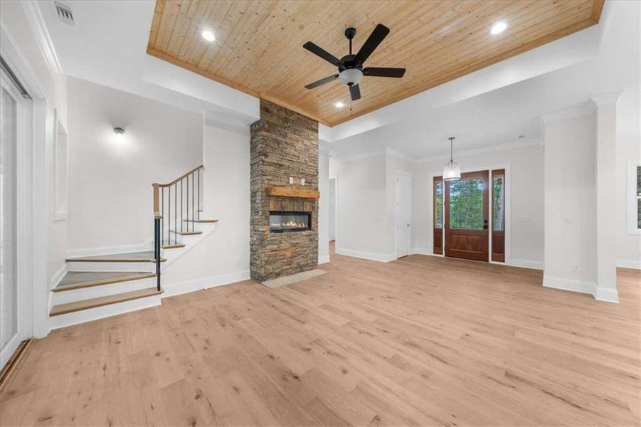 Spacious, unfurnished interior of a new home in , Cornelia (Image 67).