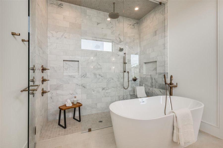 Furnished interior view inside a new home in , Houston (Image 37).