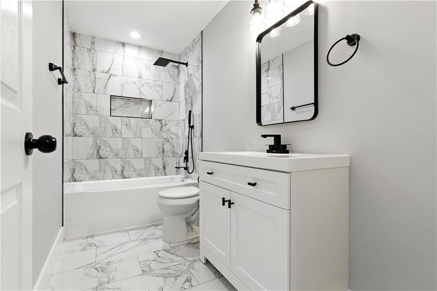 Furnished interior view inside a new home in , Marietta (Image 6).