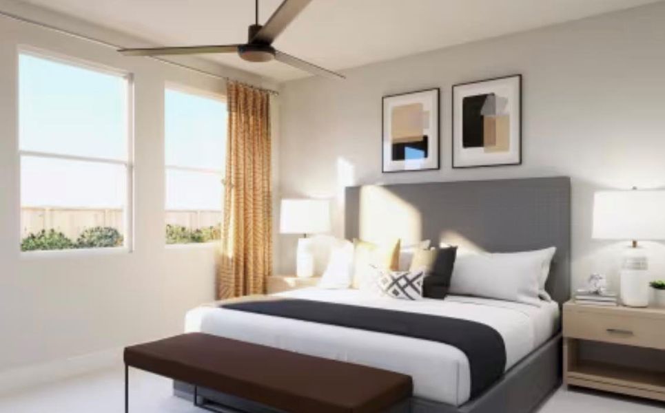 Furnished interior view inside a new home in Sage Collection – Freedom at Anthem, Kyle (Image 7).