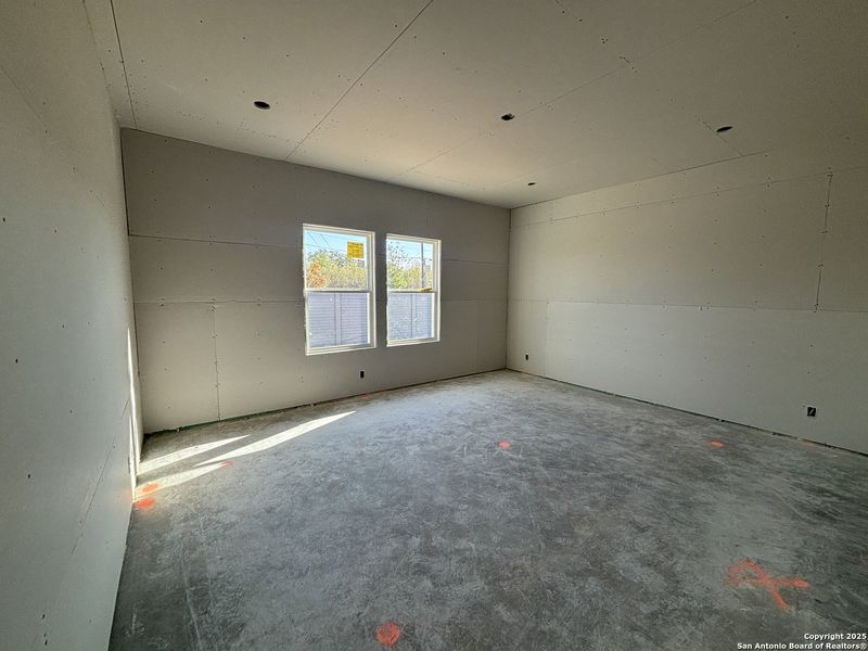 In-progress construction of a new home in The Summit at Saddlebrook Ranch 55's, Schertz, TX (Image 32).