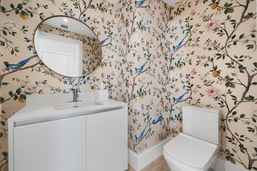 Furnished interior view inside a new home in , Miami (Image 15).