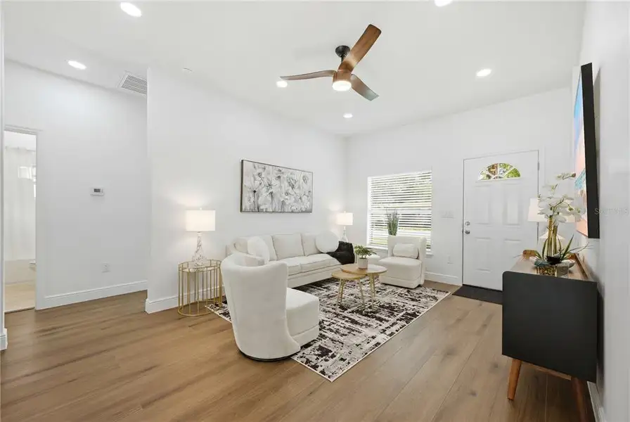Furnished interior view inside a new home in , Tampa (Image 5). Furnished interior view inside a new home in , Tampa (Image 5).