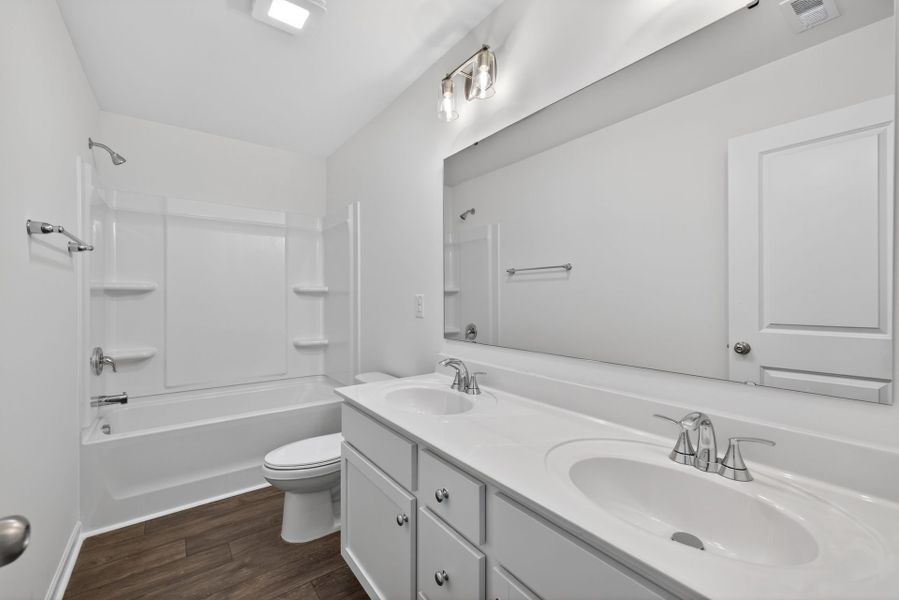 Furnished interior view inside a new home in Nathans Ridge, Lillington (Image 28).