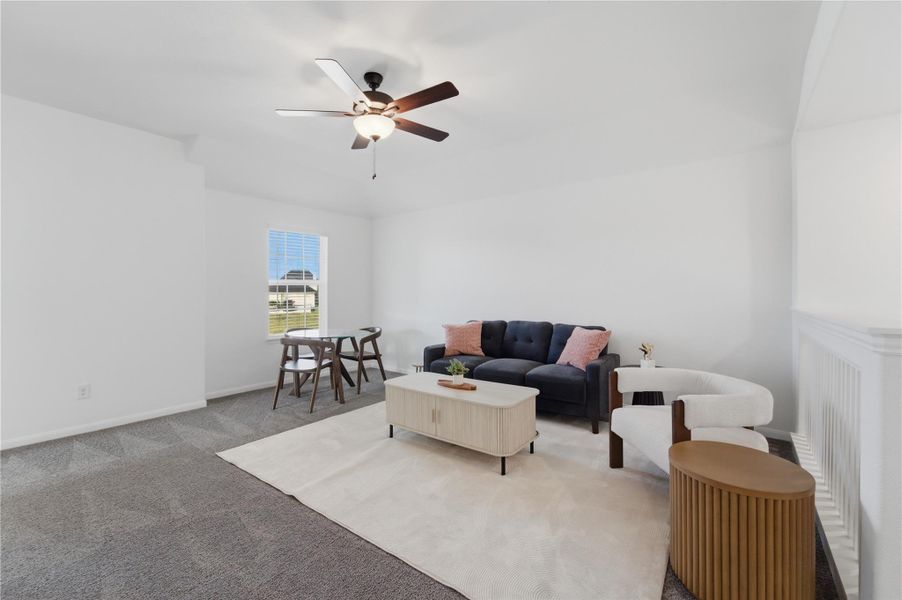 An inviting and airy living space, perfect for relaxation and everyday enjoyment. An inviting and airy living space, perfect for relaxation and everyday enjoyment.