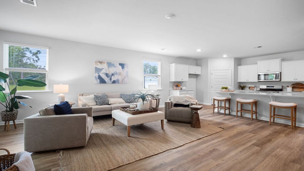 Furnished interior view inside a new home in Fernhill Farms, Statesboro (Image 7).