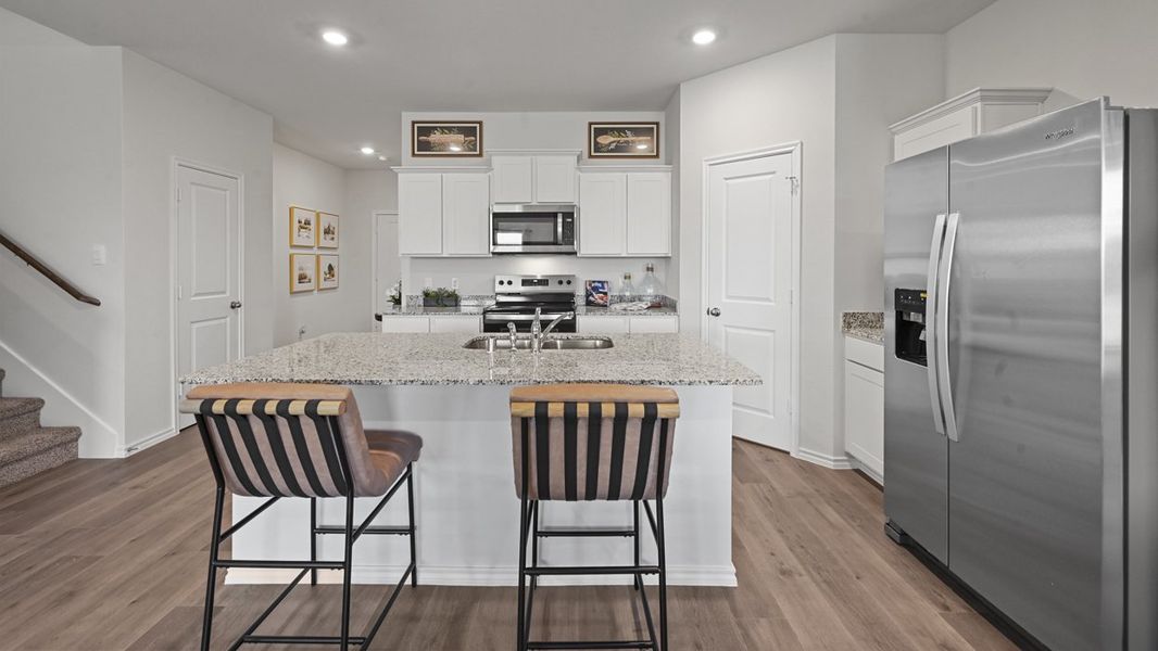Representative furnished interior of a home built from the Midland by D.R. Horton in Forestbrook Estates, Paris (Image 7). Representative furnished interior of a home built from the Midland by D.R. Horton in Forestbrook Estates, Paris (Image 7).