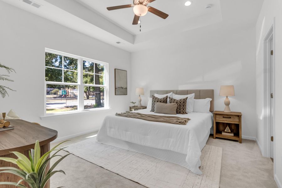 Furnished interior view inside a new home in , North Charleston (Image 9).
