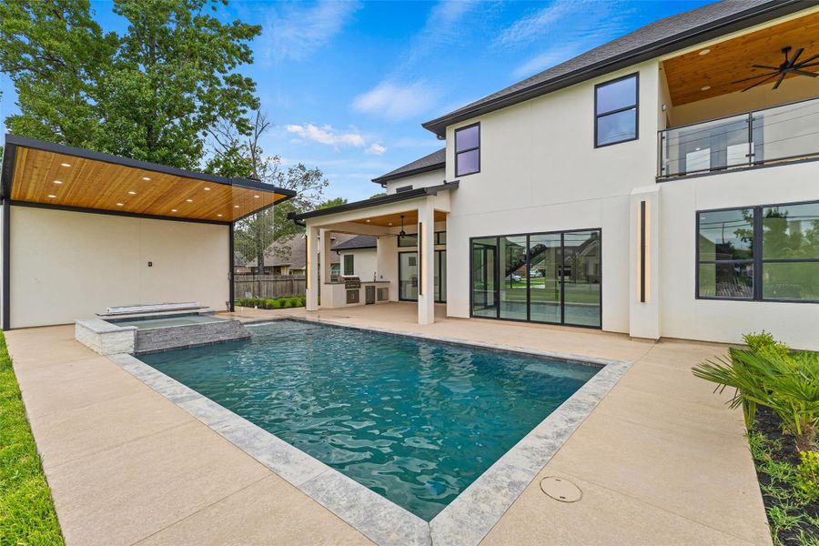 Exterior details and patio area of a home in , Magnolia (Image 30). Exterior details and patio area of a home in , Magnolia (Image 30).