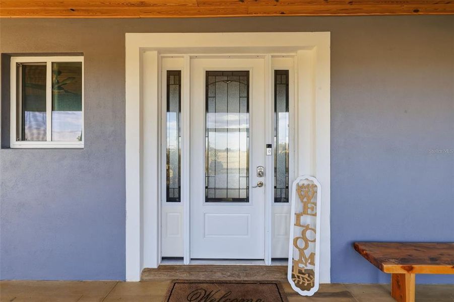 Exterior details and patio area of a home in , Dade City (Image 36).