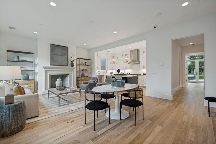 Furnished interior view inside a new home in , Highland Park (Image 9). Furnished interior view inside a new home in , Highland Park (Image 9).