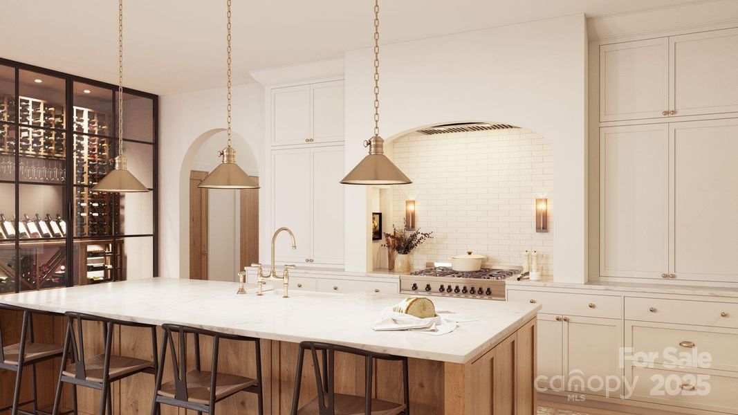 Furnished interior view inside a new home in , Connelly Springs (Image 6).