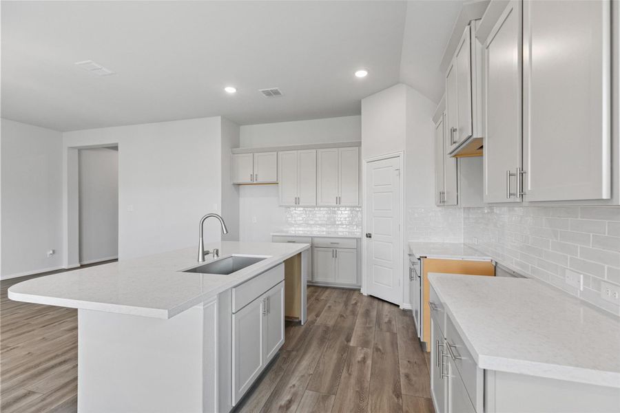 Furnished interior view inside a new home in Aldeana, Bonney (Image 10).