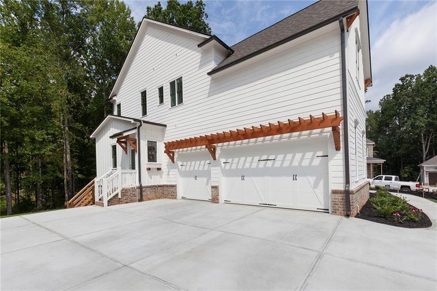 Exterior details and patio area of a home in , Marietta (Image 2). Exterior details and patio area of a home in , Marietta (Image 2).