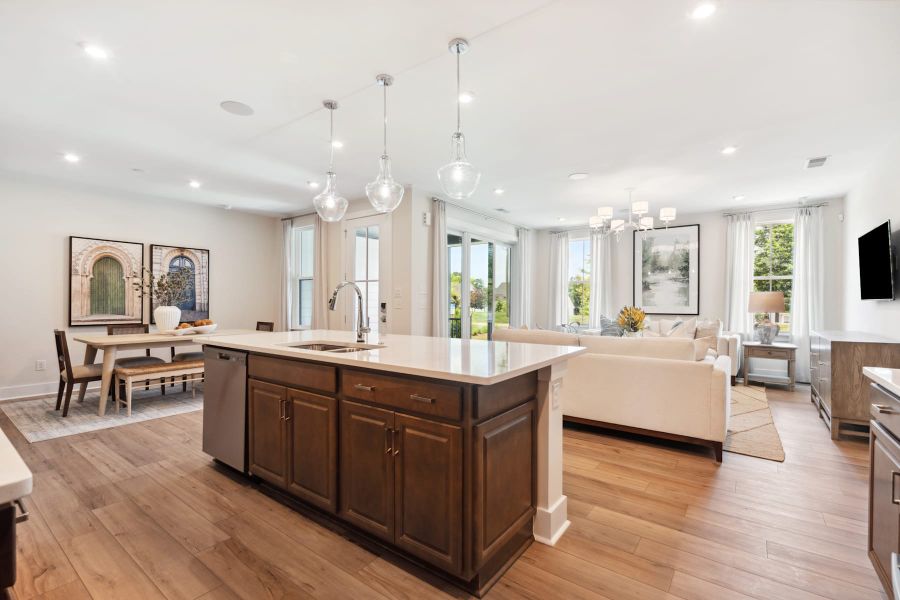 Representative furnished interior of a home built from the Boyd by Tri Pointe Homes in Seven Oaks, Belmont (Image 23).